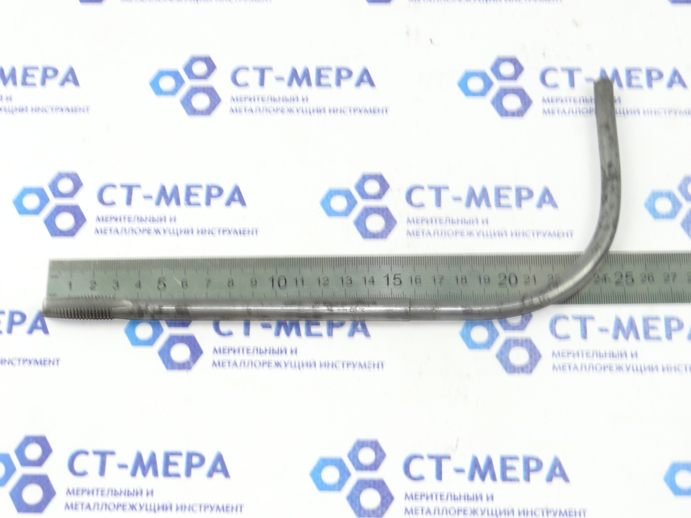 Метчик гаечный М12 с изогнутым хвостовиком Р18 L=250мм