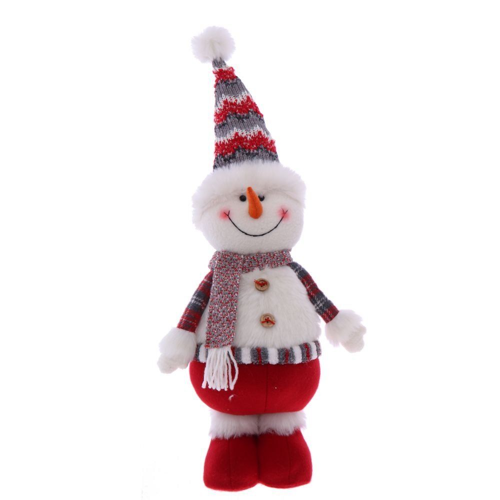 GAEM Игрушка набивная "Снеговик", с колпаком, L24 W13 H56/40 см, 2в.