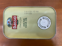 Оливковое масло BASSO (Pure) 3 литра в жестяной банке-канистре Италия