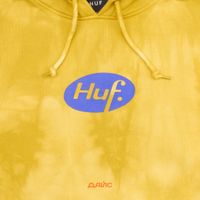  Толстовка мужская HUF Relax Tiedye артикул:PF00345-YELLW - купить в магазине Дайс