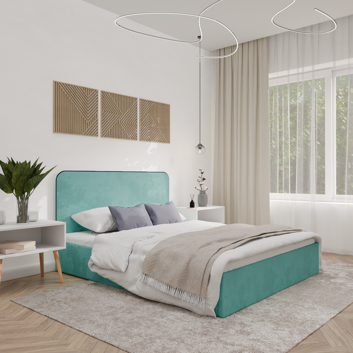 Двуспальная кровать с настилом Абстракт Элит, 180х195