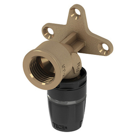 Уголок с настенным креплением TECE 20 х 1/2*, бронза