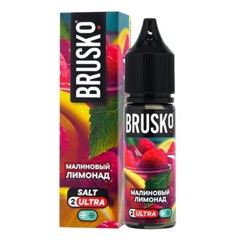 Жидкость BRUSKO Salt (Chubby) 2% ULTRA 35 ml - Малиновый лимонад