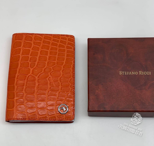 Обложка для паспорта из кожи крокодила Stefano Ricci