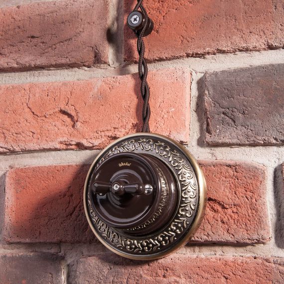 Набор изоляторов Werkel без винта Retro коричневый W6431414 4690389166228