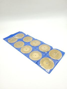 Набор алмазных дисков 60мм с титановым напылением (10шт)