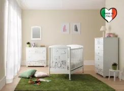 Детская кроватка на колесах Pali Daisy White