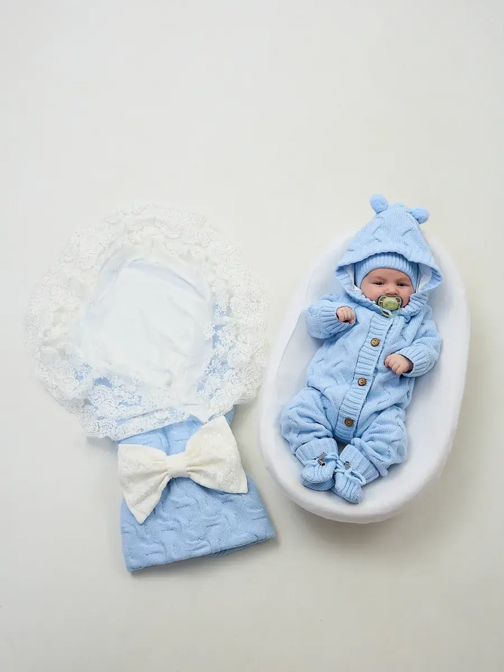 Конверт на выписку для новорожденных летний