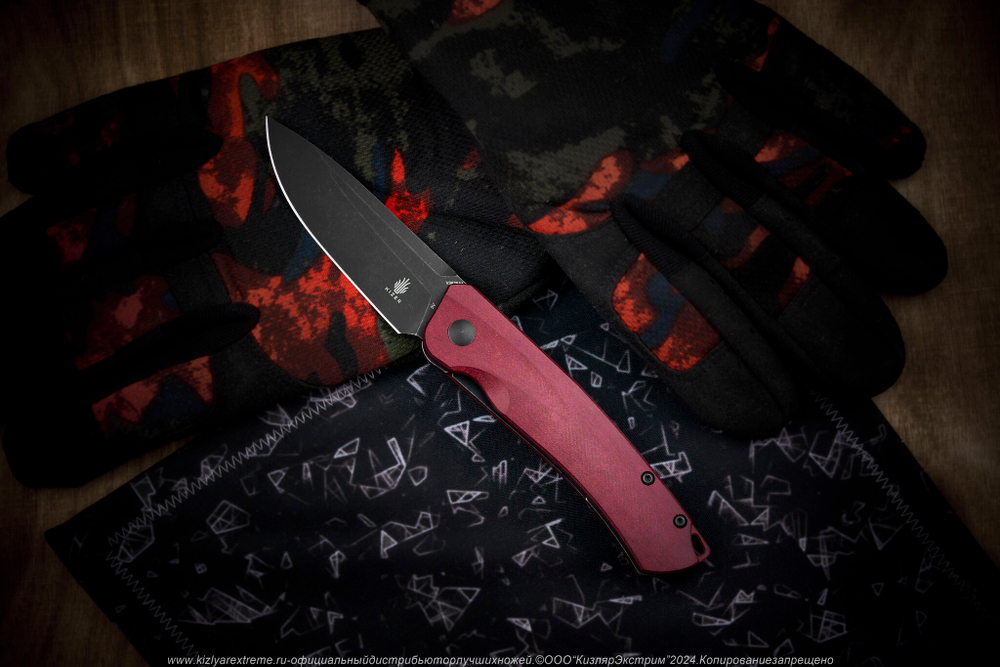 Складной нож Kizer Agressor сталь CPM 3V BlackWash рукоять Ричлайт
