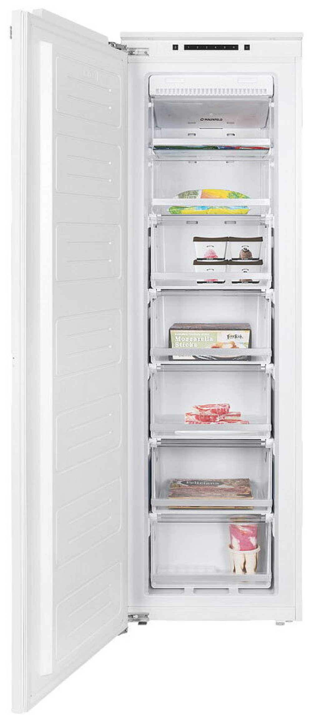 Встраиваемый морозильник Maunfeld MBFR177NFW