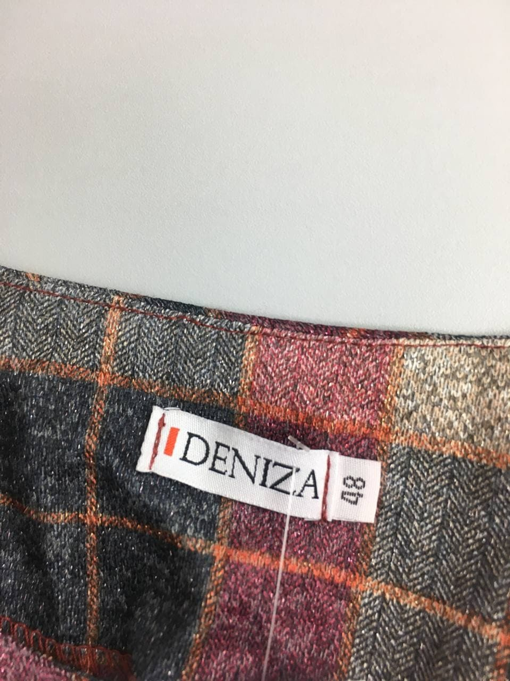 Платье DENIZA в красную клетку 48 размер, новое