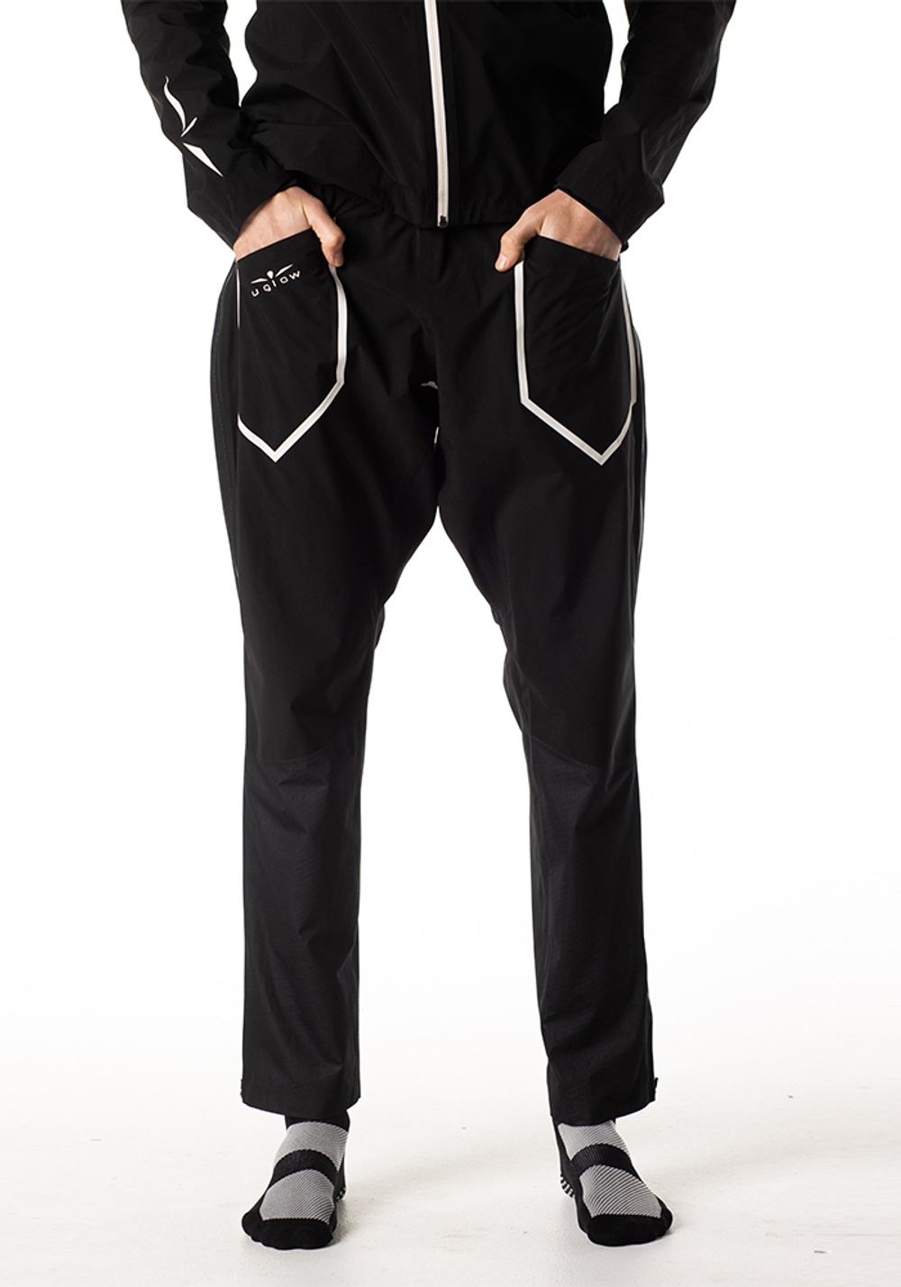 БРЮКИ МУЖСКИЕ WATERPROOF RUN PANTS 25K/35K-10K/10K MVP | BLACK