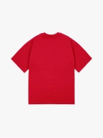 Футболка оверсайз (красный) 230 г