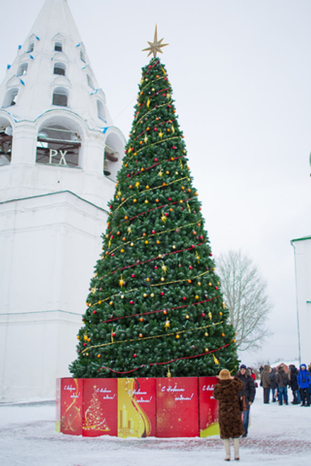 Уличная сосна Уральская зеленая 5 м., каркасная, Леска, Green Trees (GT5URLES)