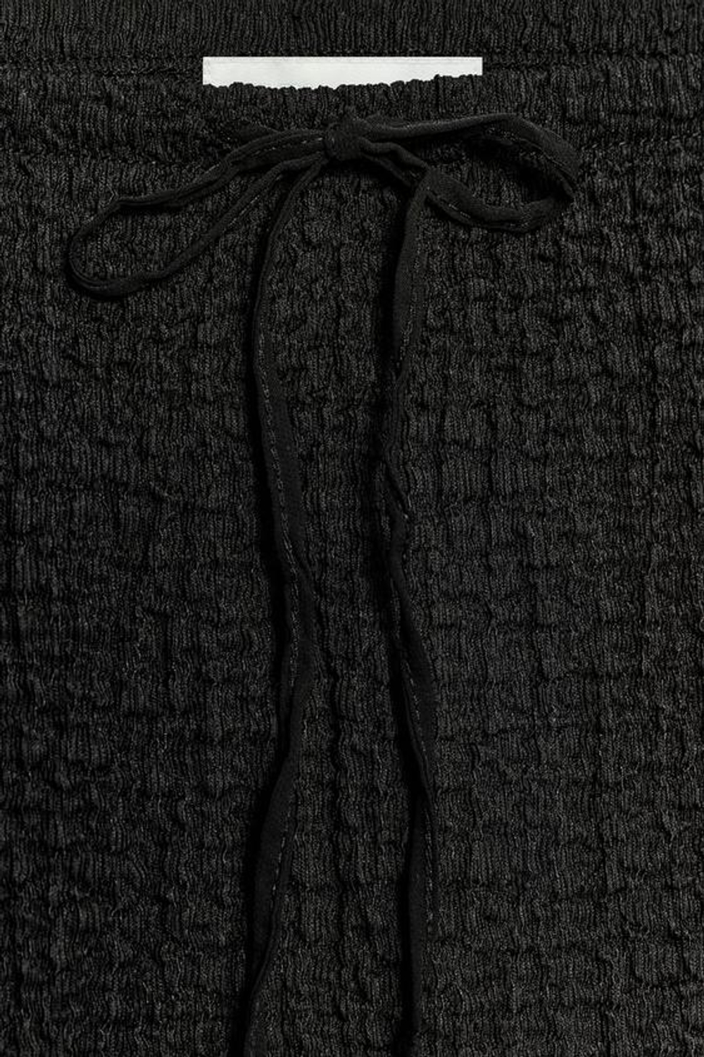 ZARA ЮБКА МИДИ СТРУКТУРНАЯ, ЧЕРНЫЙ