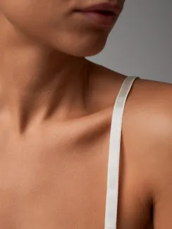 004 740/10 Бретель глянец Lauma 10 мм, айвори 004