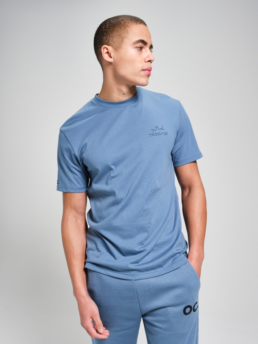 Футболка мужская ORIGINAL CREATOR PATH T-SHIRT, Светло-синий