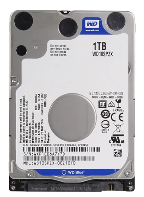 Жесткий диск Western Digital WD Blue Mobile 1 ТБ 2,5″ (WD10SPZX)