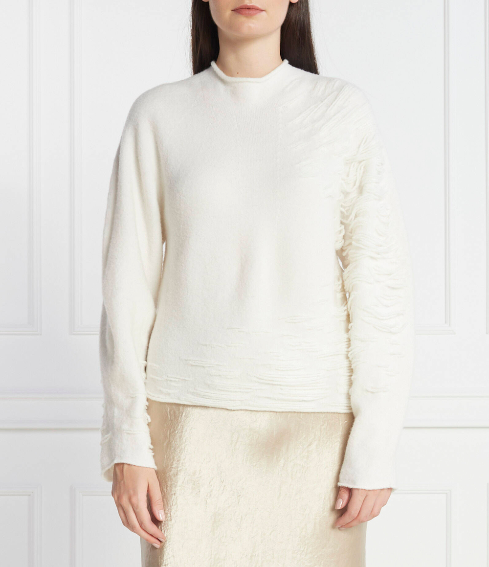 Хлопковый свитер Liviana Conti - белый(L3W420)