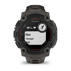 Умные часы Garmin Instinct E 45 mm Black with Charcoal Band (010-02933-00)