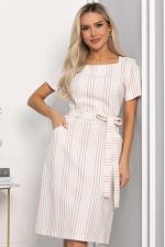 Платье Европейский шик (бежевое) П13752-19М LT Collection