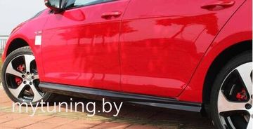 Накладки на пороги V.3 для VW Golf 7 2012-2020