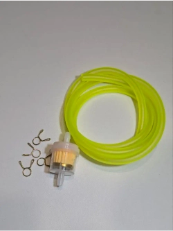 Шланг топливный маслобензостойкий с фильтром и хомутами