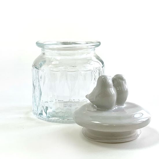 Банка для сыпучих продуктов «Голубки», 500 мл, 11×17 см