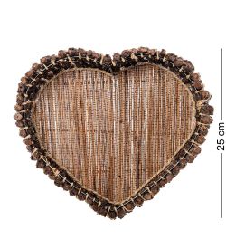 63-016-02 Декоративная корзинка средняя (о.Бали)