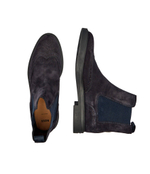 Кожаные челси calev_cheb BOSS BLACK - темно-синий(50523007)