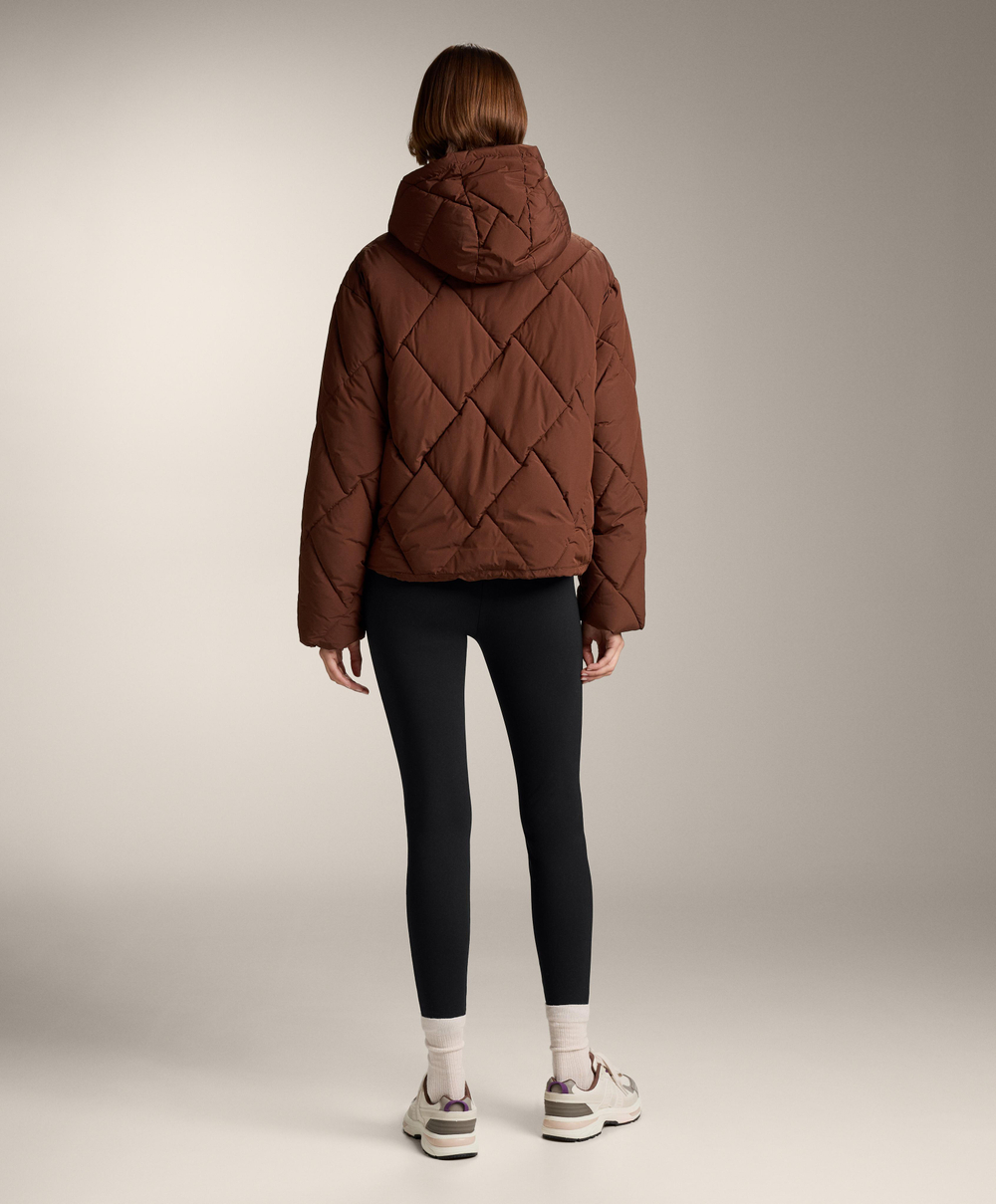 Oysho Водоотталкивающая утепленная куртка Primaloft®, кирпичный