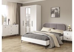 Шкаф Вестра белый шагрень