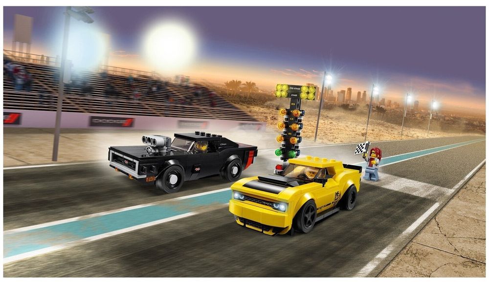 Конструктор LEGO Speed Champions 75893 Додж Чэленджер и Додж Чарджер