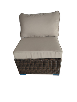 Модульный комплект из искусственного ротанга Абион Шоколад