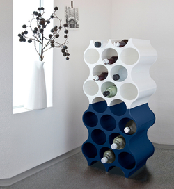 Подставка для бутылок SET-UP, чёрная Koziol