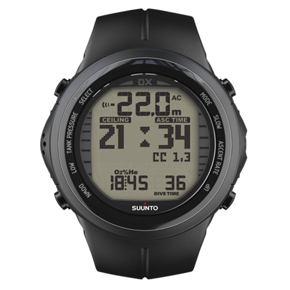 Декомпрессиметр Suunto DX Black Elastomer