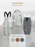 Брюки демисезонные на флисе Mjölk Graphit