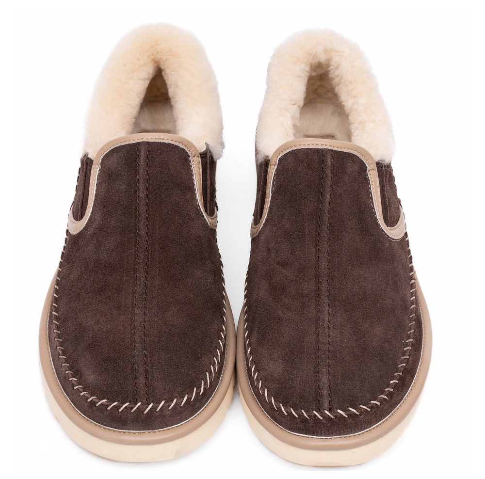 Ugg Mens Stitch Slip On Chocolate