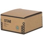 Рулетка длиной 5 метров Rule из переработанной пластмассы, сертифицированной по стандарту RCS