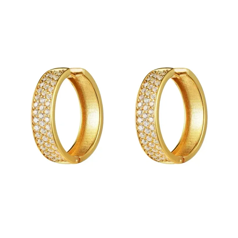 Серьги Большие и Мощные – Золото