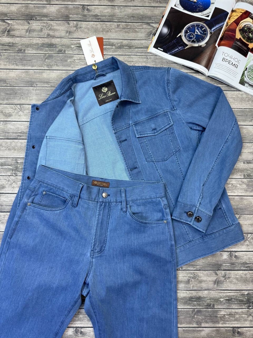 Джинсовый костюм Loro Piana