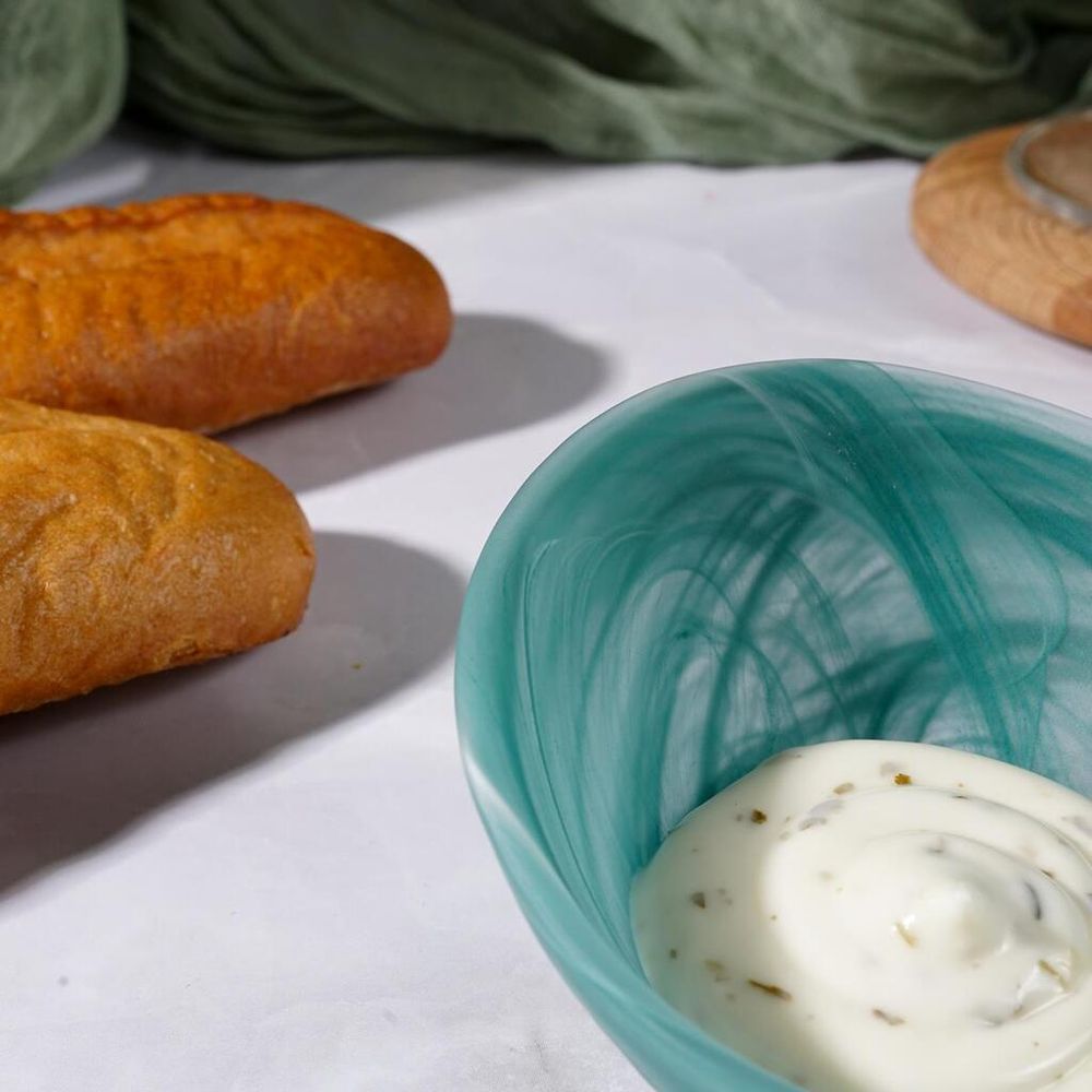 Соусник 100 мл 9*5 см   косой матовое стекло P.L. Proff Cuisine [6]