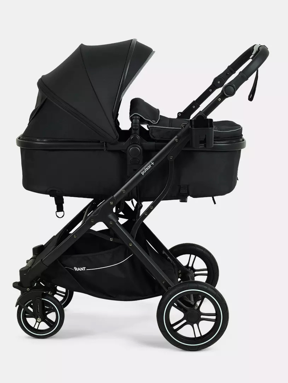 Коляска трансформер 3в1 Rant Basic Pulsar Plus Black