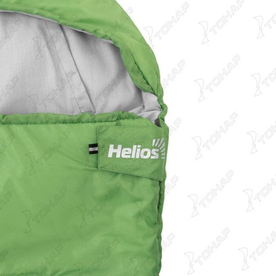 Спальный мешок TORO Wide 200L (220х90, левый стратекс, салатовый) (T-HS-SB-TW-200L) Helios