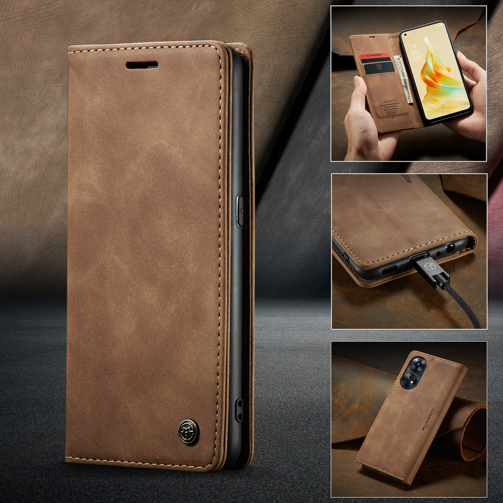 Чехол-книжка CaseMe Matte OPPO Reno 8T