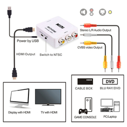 Конвертер AV2HDMI гн3RCA--гнHDMI