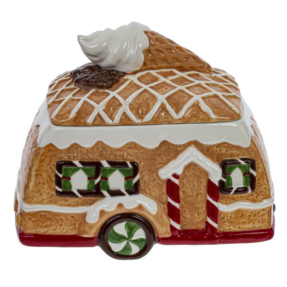 GAEM Конфетница "Пряничный фургон", 2600 мл, L22 W13 H11 см