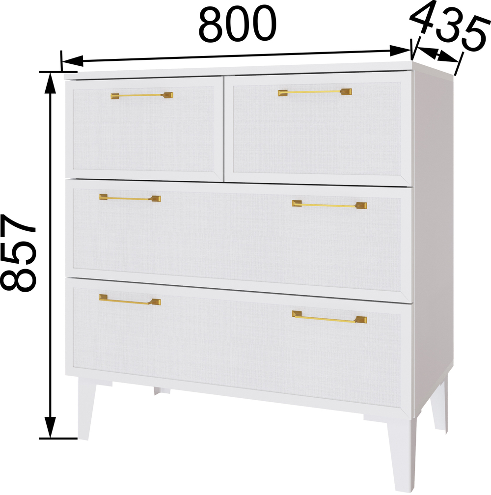 Спальня Толедо Комод малый ТК-21