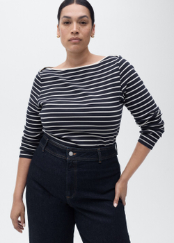 Джинсы-кюлоты Catherin с высокой талией