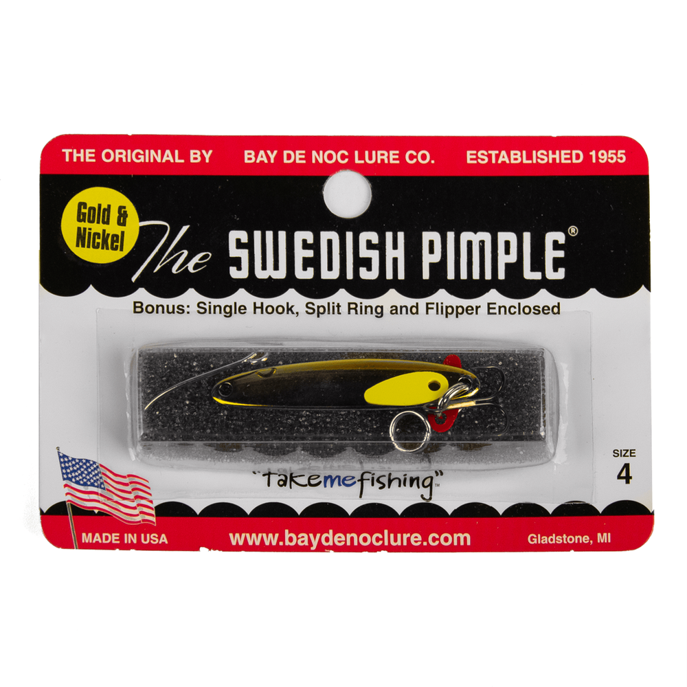 Блесна Bay de Noc Swedish Pimple #4 (44мм, 7гр)